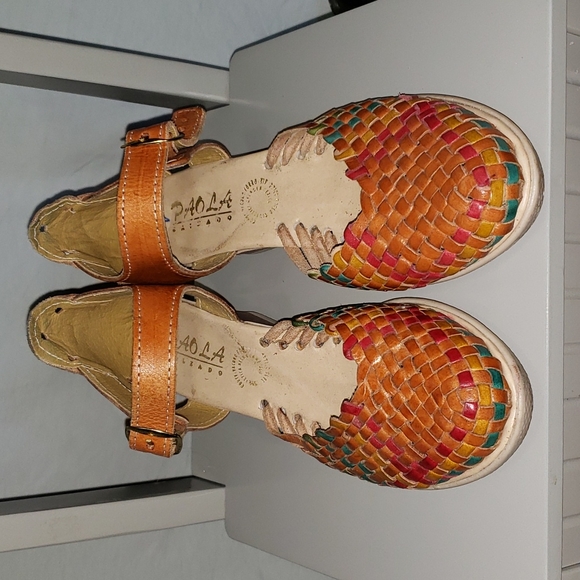 Paola Calzado huarache style wedges - Picture 4 of 6
